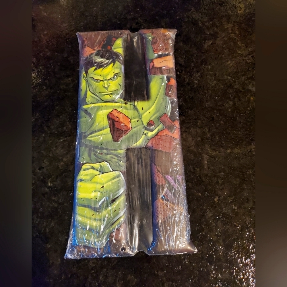 Marvel Avengers "The Hulk" Metal Tin Sign Wall Art Comics Movie Decor Letter H